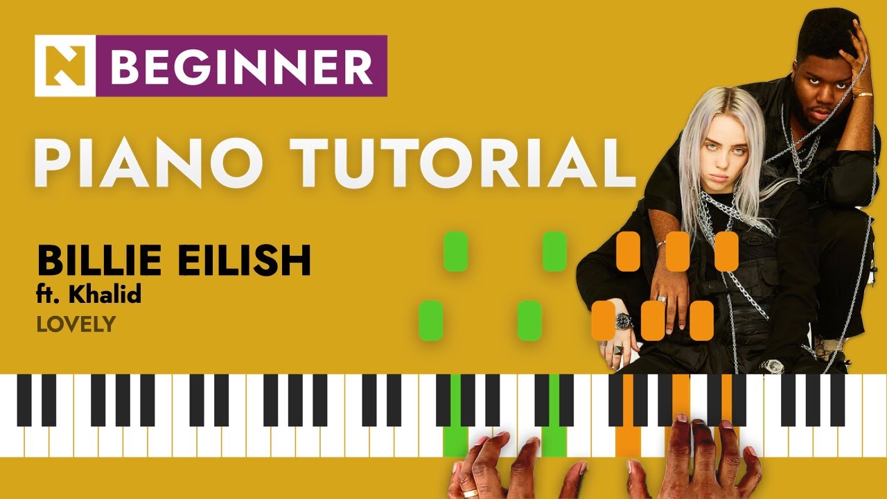 Billie Eilish ft.  Khalid - Lovely 1.3.2 | PIANO TUTORIAL
