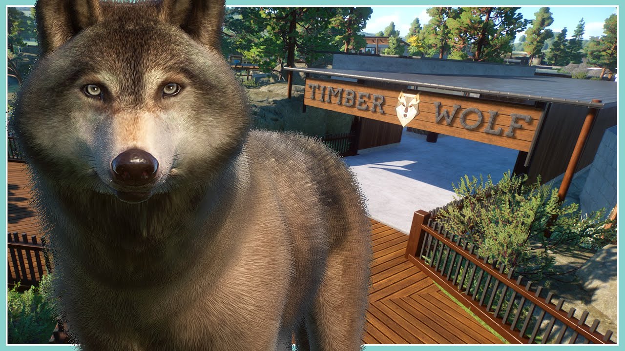 Timber Wolf Habitat | River Rock Zoo | Planet Zoo Speed Build