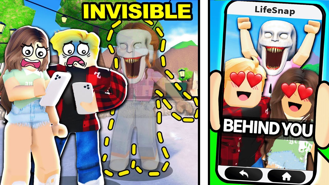 НЕВИДИМЫЕ ТРОЛЛИНГИ в Roblox Snapchat! (LifeTogether 🏠 RP)