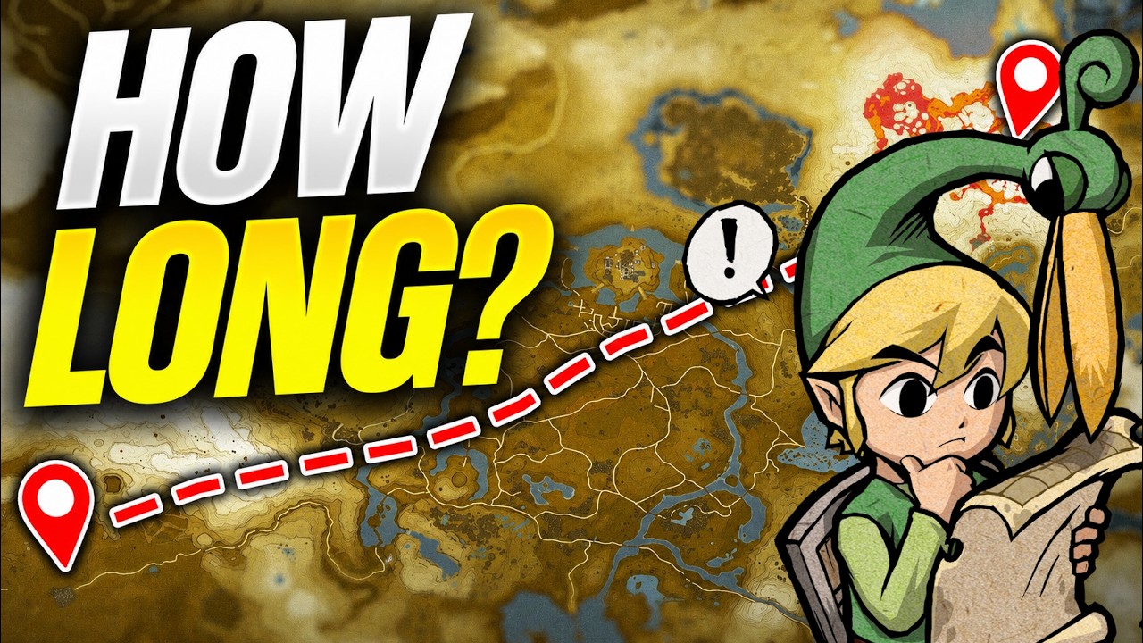 How Long Does It Take to Walk Across EVERY Zelda Map?