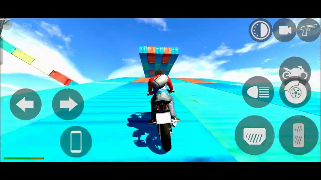 Indian wike driving 3d game kantinar ke uppar last filor par ktm wike khatrnak game 👿😱#video #viral 