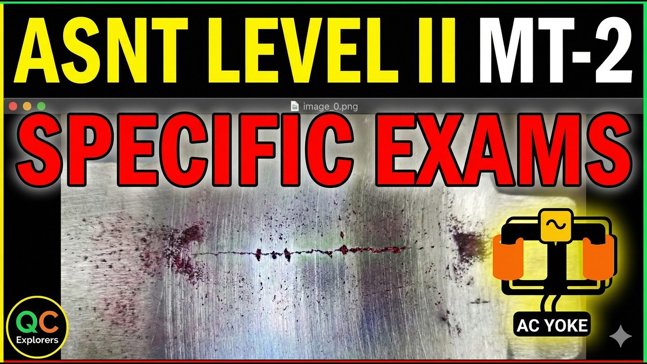 ASNT Level II, Magnetic Particles Testing (MT-2) Specific Examinations