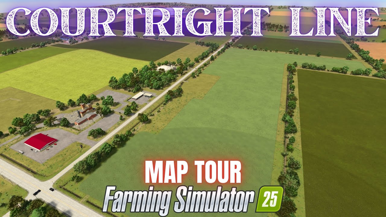 COURTRIGHT LINE — Обзор карты — Farming Simulator 25