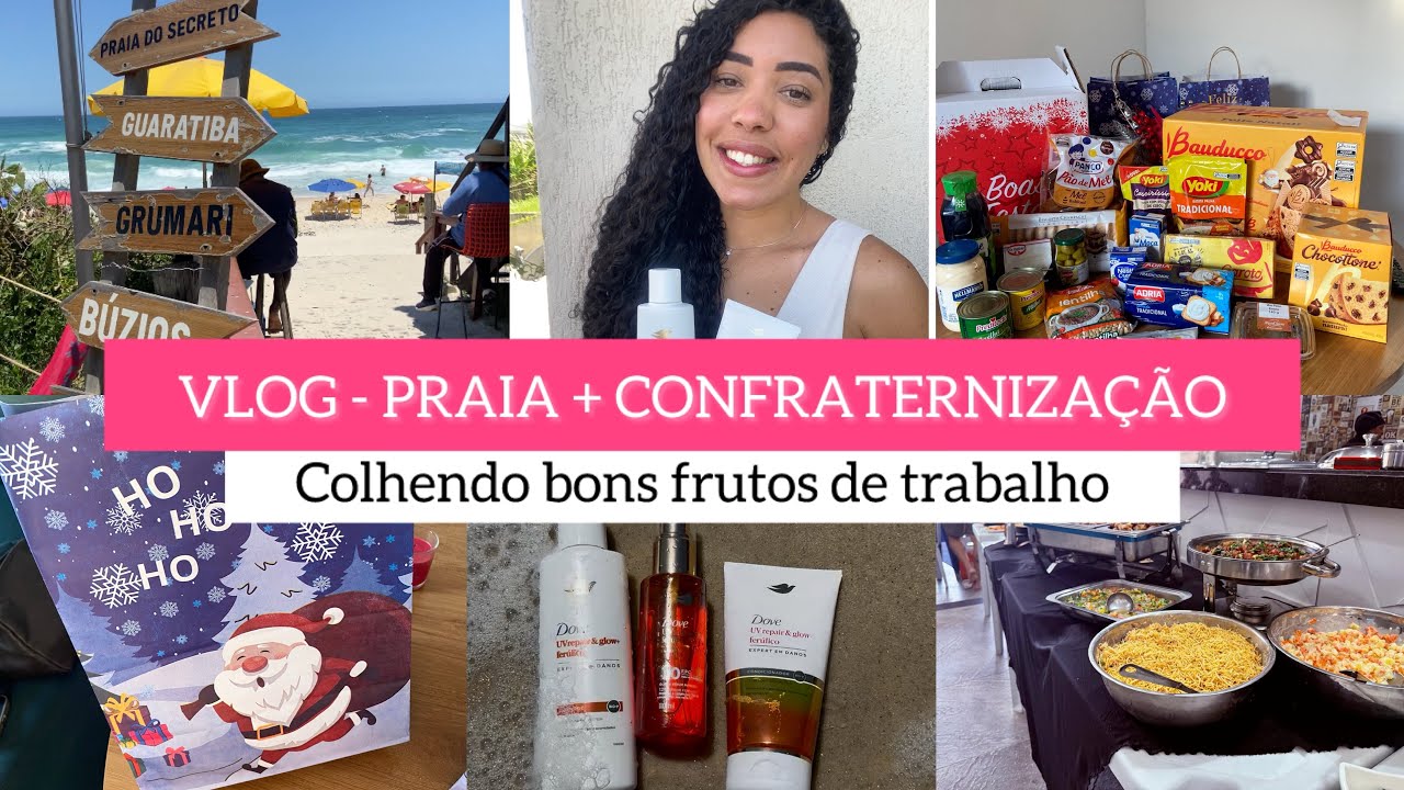 VLOG - FUI GRAVAR UMA PUBLI NA PRAIA | CONFRATERNIZAÇÃO DA EMPESA | 