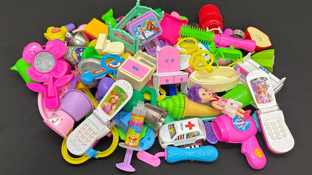 4:21 Minutes Satisfying with Unboxing Princess Dolls,Toys Set,Swing&Slide Collection ASMR | Review