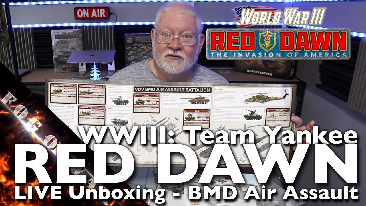 Unboxing | BMD Air Assault Battalion LIVE unboxing - and more! | Red Dawn - WWIII: Team Yankee