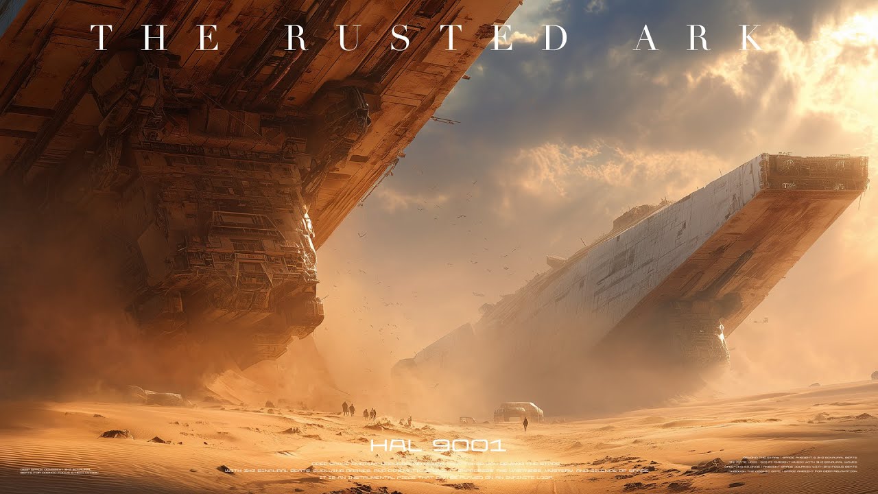 THE RUSTED ARK | Graveyard of Giants | Cinematic Sci-Fi Drone with 3Hz Binaural Beats