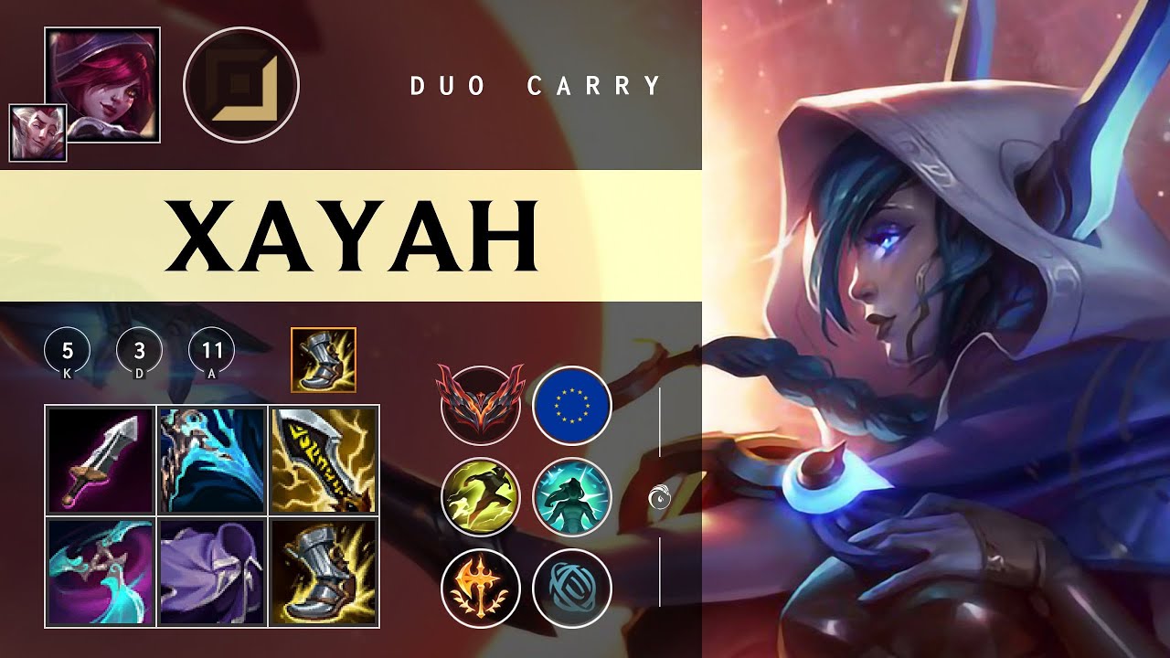 Xayah ADC vs Jhin - EUW Grandmaster Patch 26.01