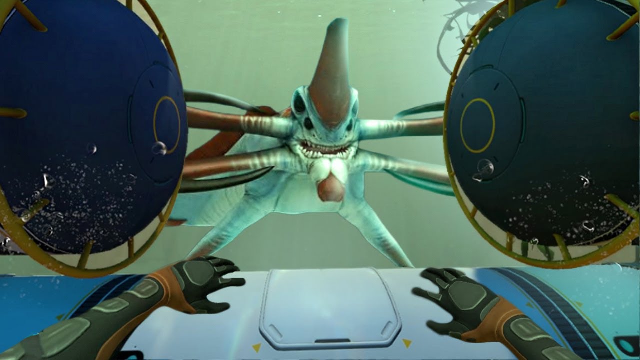 Logré capturar a un Reaper Leviathan en Subnautica...