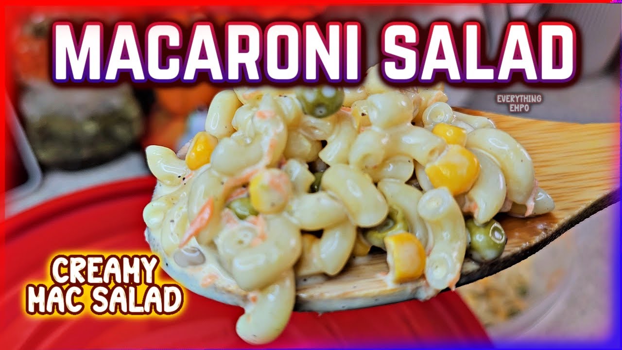 Jamaican-Style CREAMY MACARONI SALAD RECIPE | Quick Easy & SUPER DELICIOUS | Cook With ME