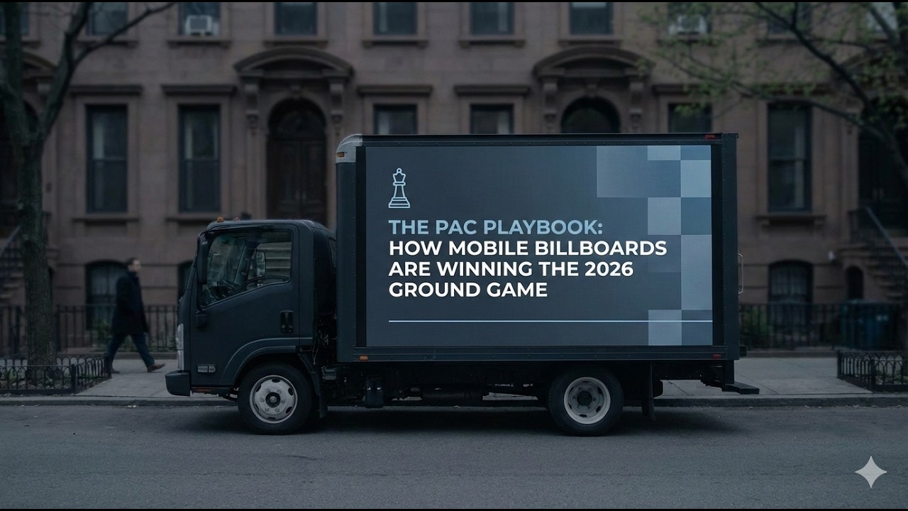 PAC Playbook How Mobile Billboards Are Winning the 2026 Ground Game