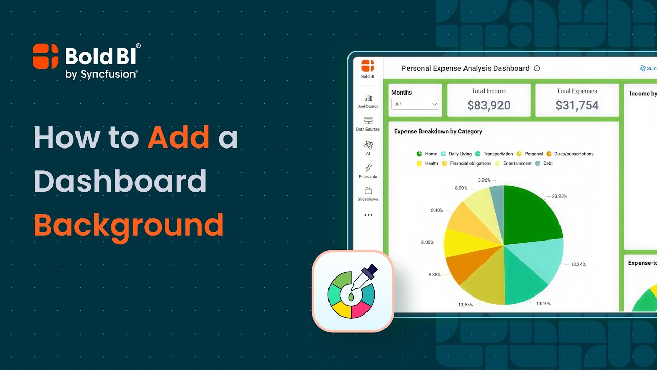 How to Add a Dashboard Background | Bold BI