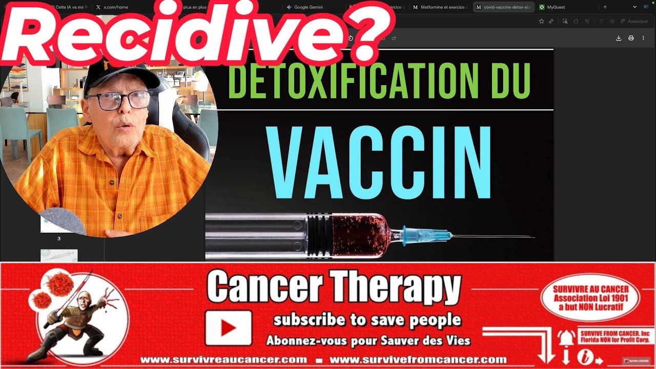 Cancer relapse ou recidive. Le responsable, l'alimentation, le vaccin ou tout simplement MOI?