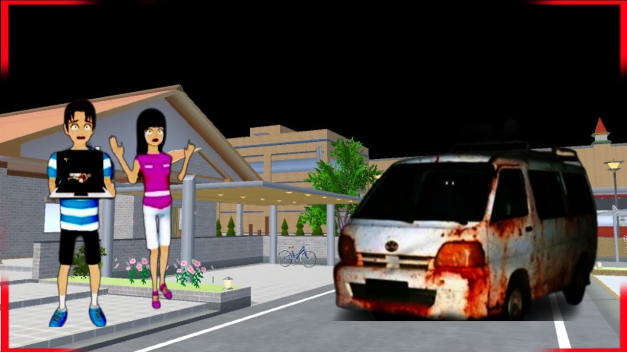Yuta mio PANIK CCTV Merekam MOBIL VAN MBG BERHANTU   menbawa mio 😱||sakura school simulator 