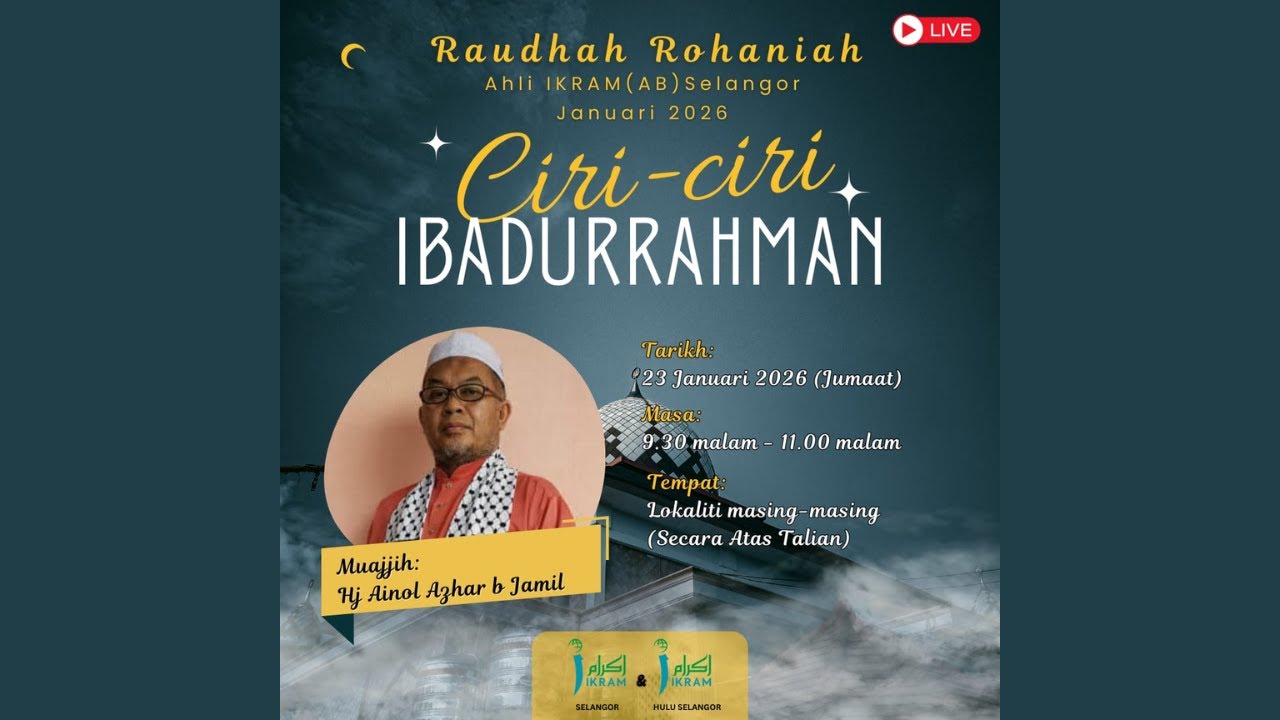 Raudhah Rohaniah IKRAM Selangor Siri Januari 2026