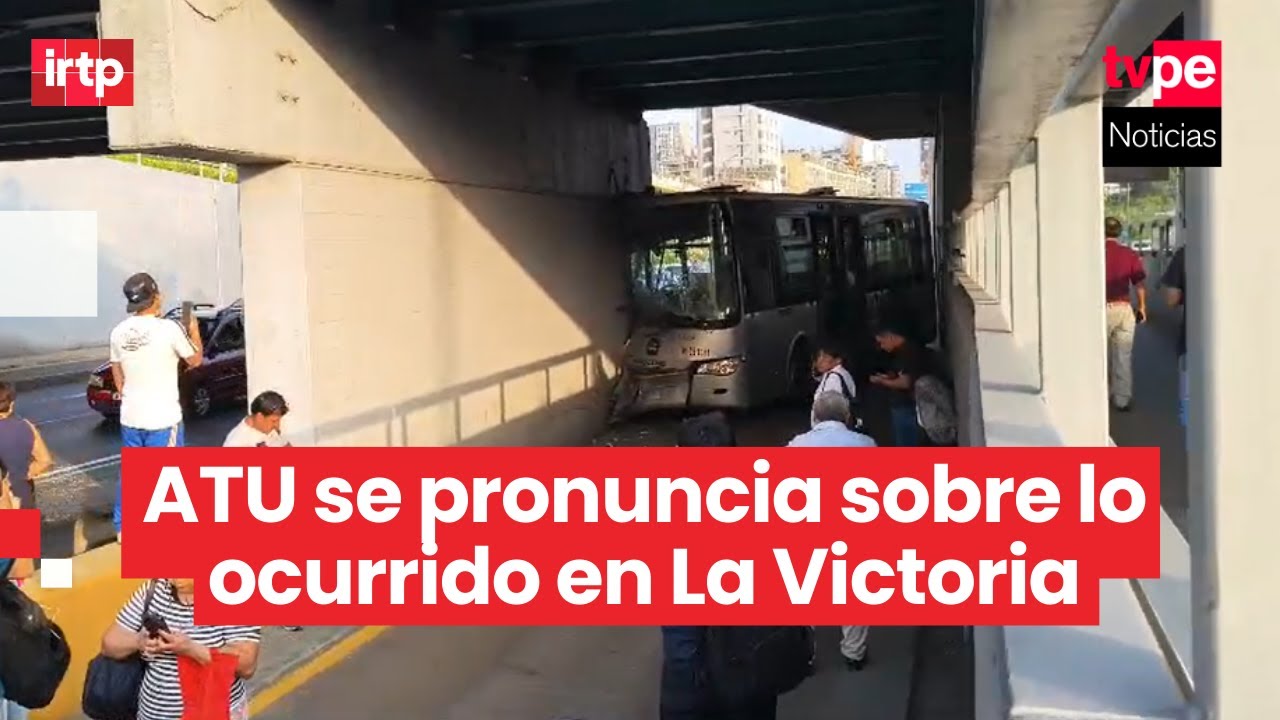 Bus del Metropolitano sufre accidente en Estación México: esto informó la ATU