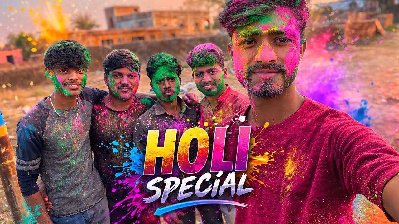 Holi Par Doston Ke Saath Masti 😍 | Aaj Ka Vlog
