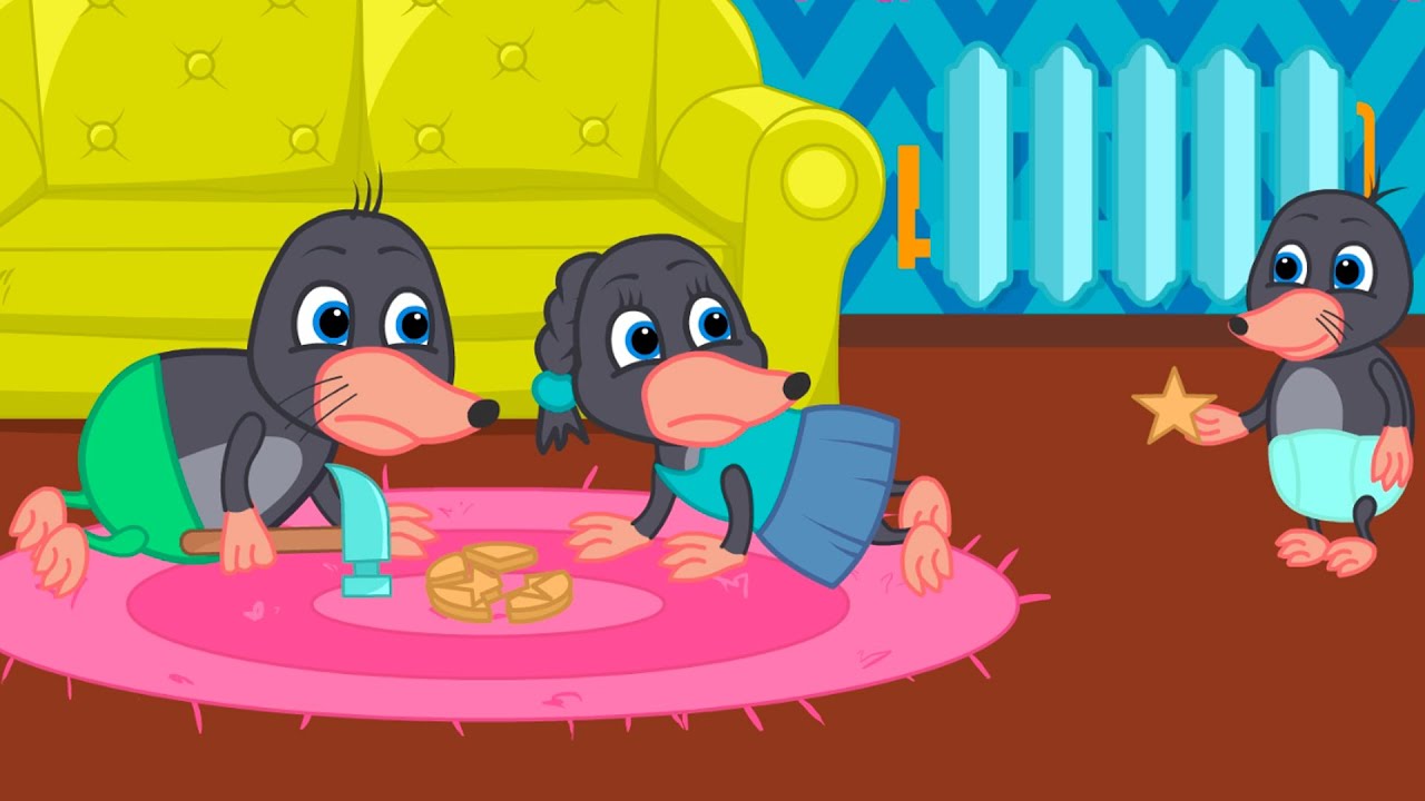 Benny Mole and Friends - Cut Sugar Cookie Cartoon for Kids