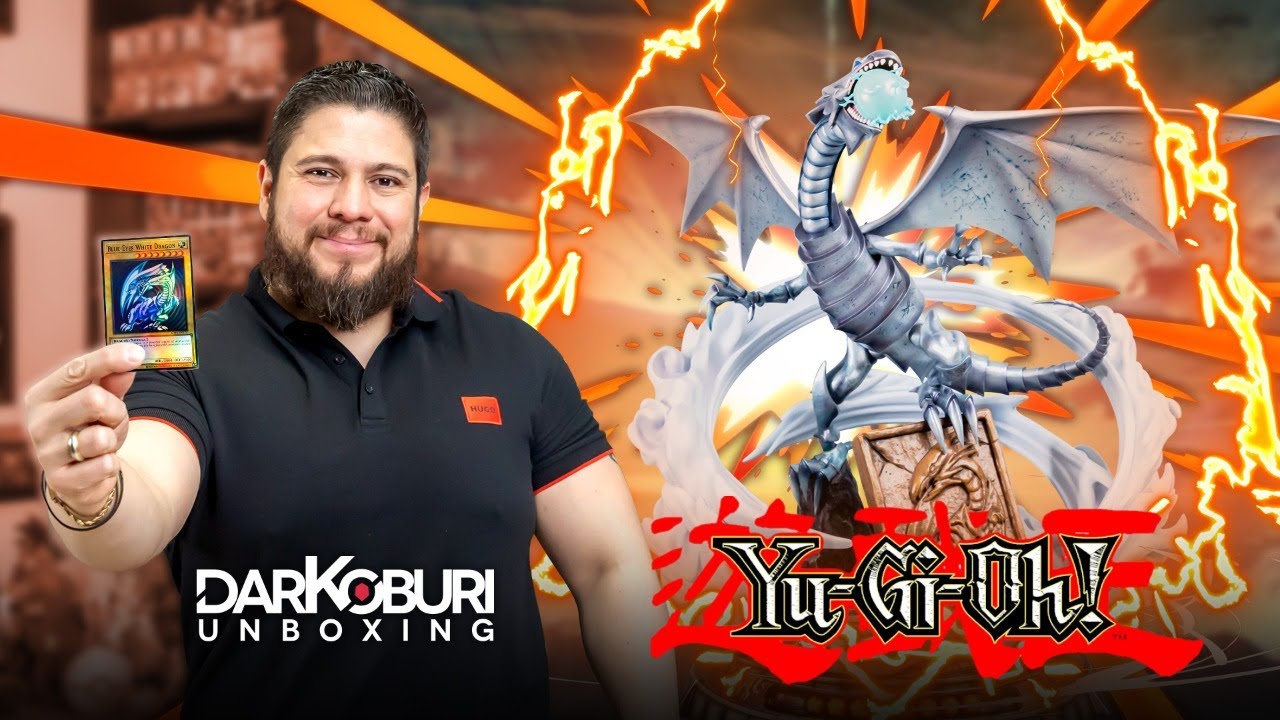 Yu Gi Oh; Dragon Blanco de Ojos Azules x first 4 figures -  Darkoburi Unboxing