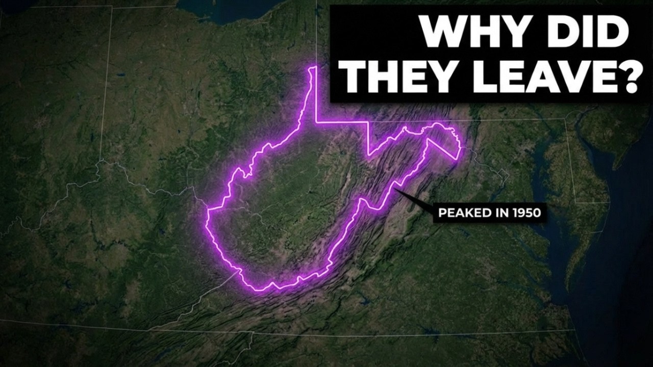 Why West Virginia's Population Peaked in 1950 (And Lost 20% Since)