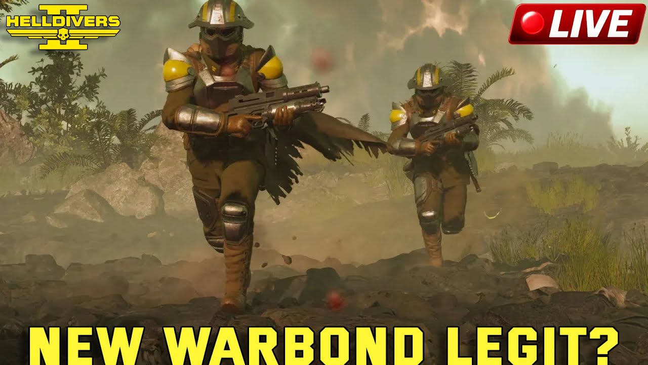 🔴 LIVE - HELLDIVERS 2 | New Warbond is Legit??