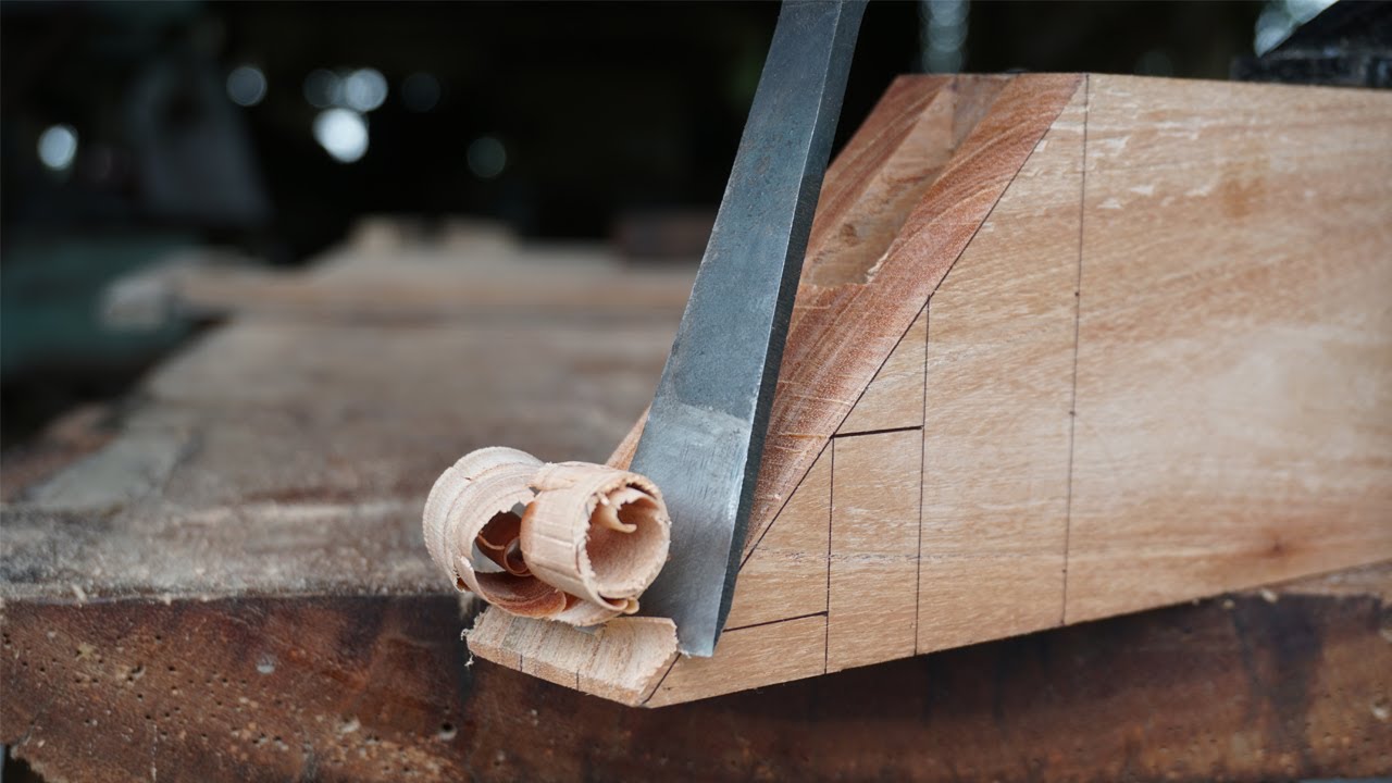 Simple Mortise & Tenon Joints Bridle Enclosed In A Mitered - Japanese Woodworking Hand Cut Skill