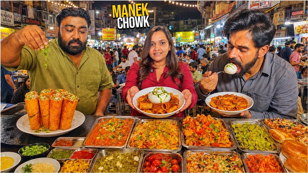 Indian Street Food - GUJARAT like you've NEVER seen before! Indian Street Food in Ahmedabad