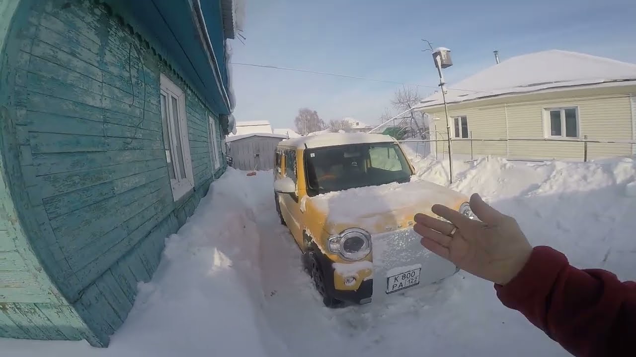 Suzuki Hustler Запуск  в   - 40 после  12 дней простоя