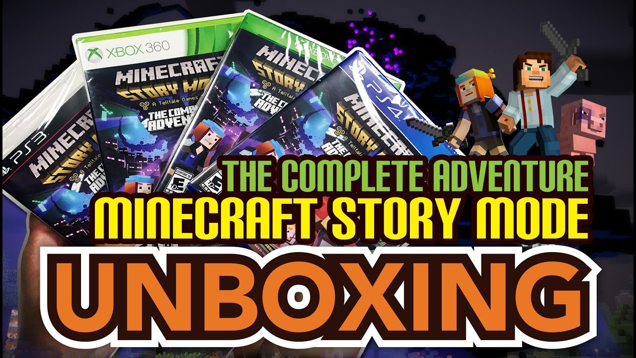 Minecraft Story Mode The Complete Adventure (PS4/PS3/Xbox 360/Xbox One) Unboxing !!
