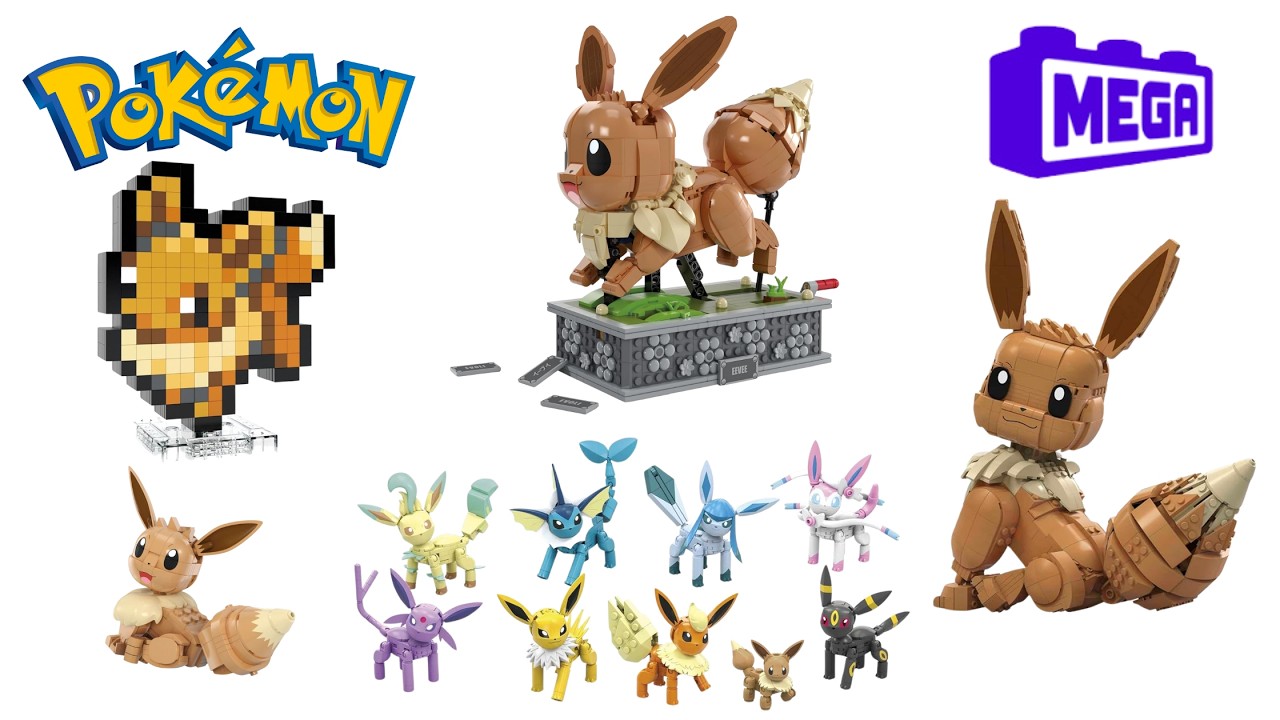 MEGA Pokemon Eevee Collection / Compilation | LEGO Pokemon Speed Build