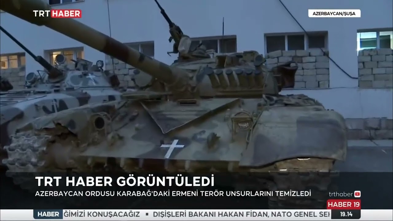 Azerbaycan ordusu Karabağ'daki ermeni teror unsurlarını temizledi.TRT HABER GÖRÜNTÜLEDİ