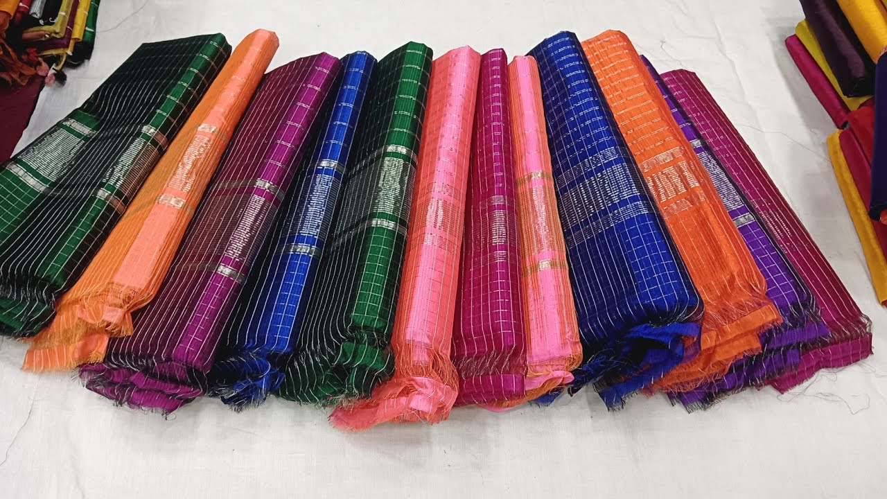 Mangalagiri pattu sarees with reasonable prices from Balaji Handlooms latest bridal collection