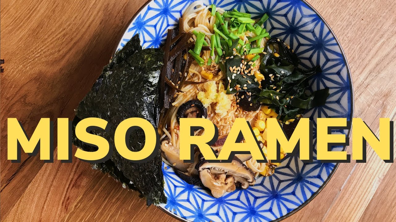 🍲 Miso Ramen 🍲  Jak zrobić? 🇯🇵 Japońska zupa | Pomysł na obiad