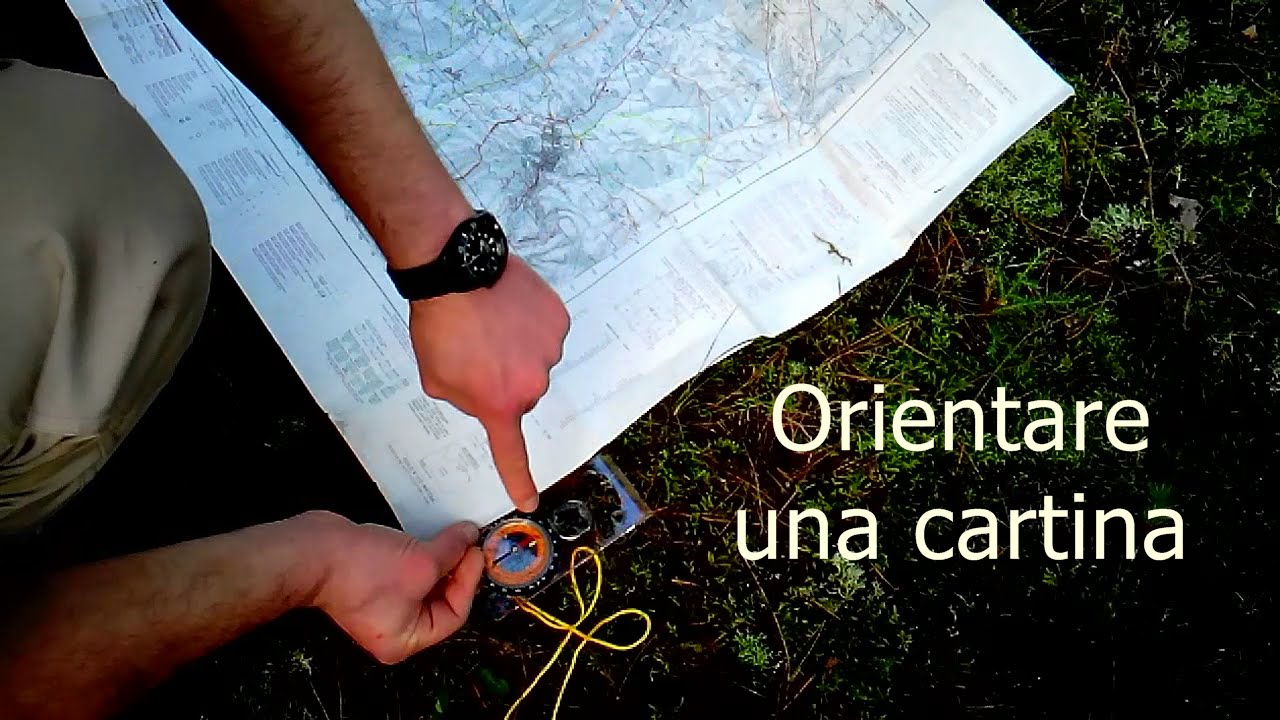 Cartografia - Come orientare una cartina