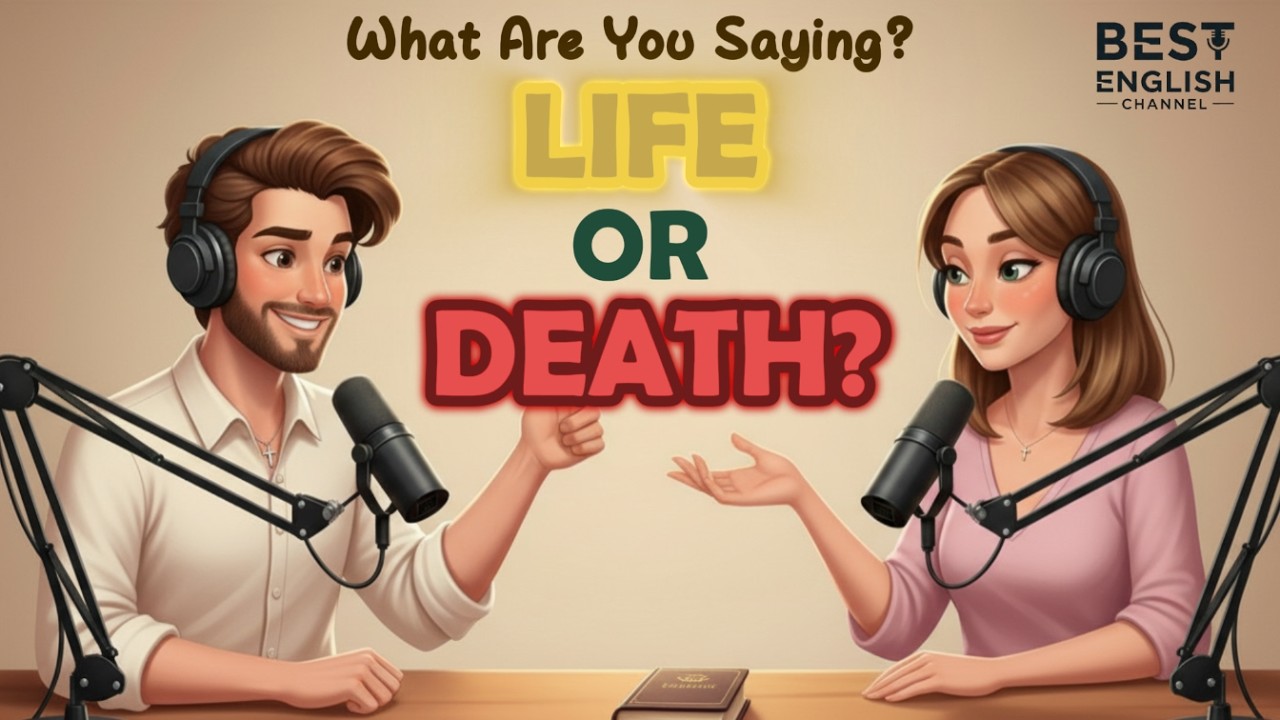 The Power of Words: Speak Life, Not Negativity | Christian English Podcast | #englishpodcast