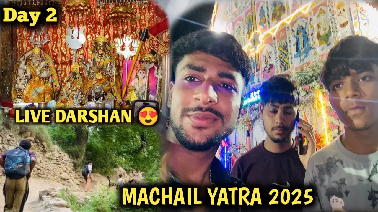Gulabgarh to Machail || Machail Yatra 2025 || Live Darshan || #jaichandimaa