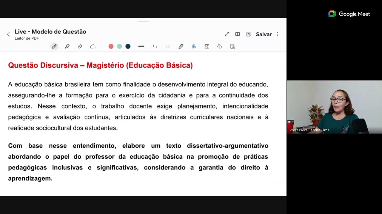 Modelo de questão discursiva da Banca Consulpam - Concurso Prefeitura de Barbalha