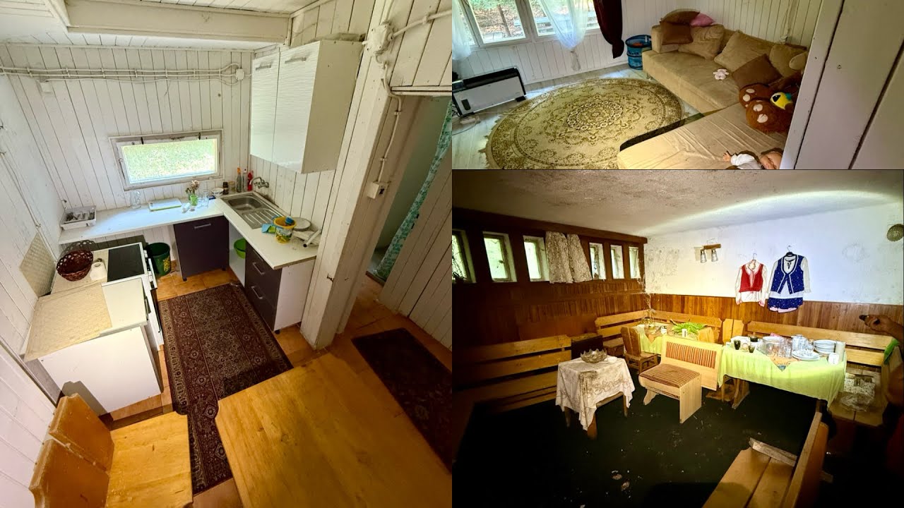 🏚️ Opustená drevená rekreačná chata plná vybavenie a hneď vedľa chatka kde asi býval správca 🇸🇰