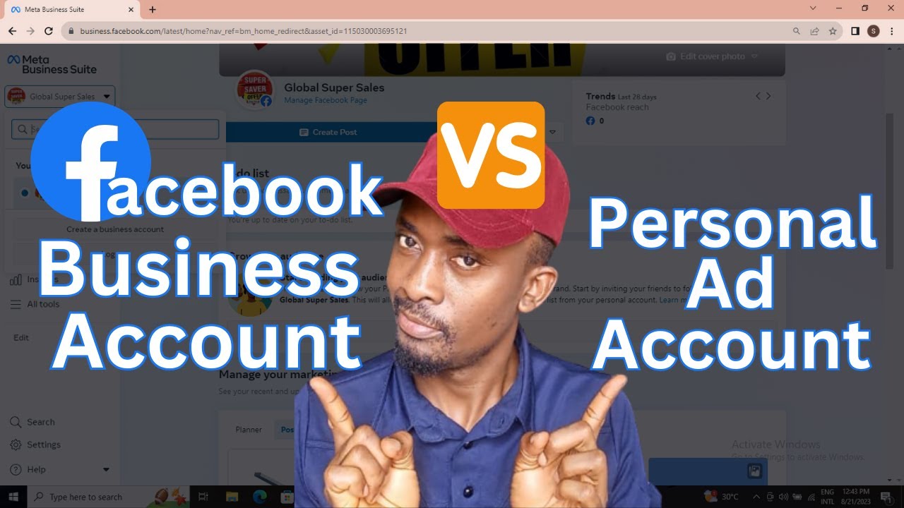 Facebook Business Account Vs Personal Ad Account Confusion SOLVED!