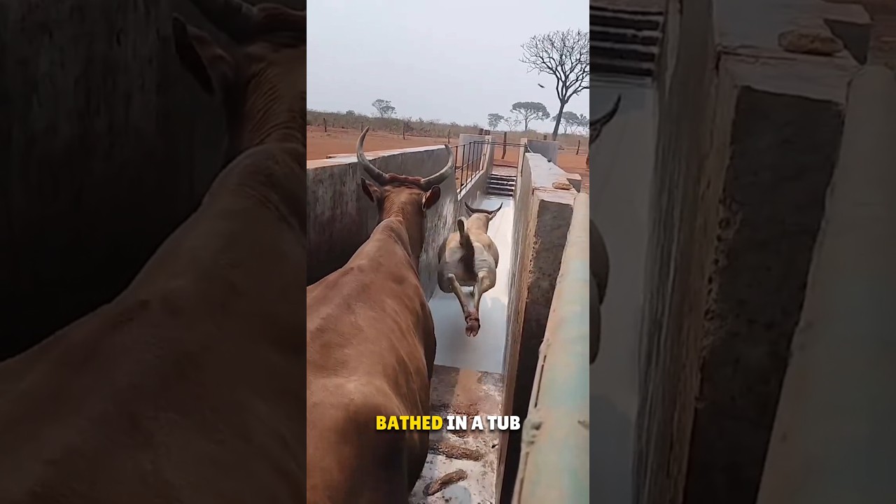 Cows Cleaning in America 🤯