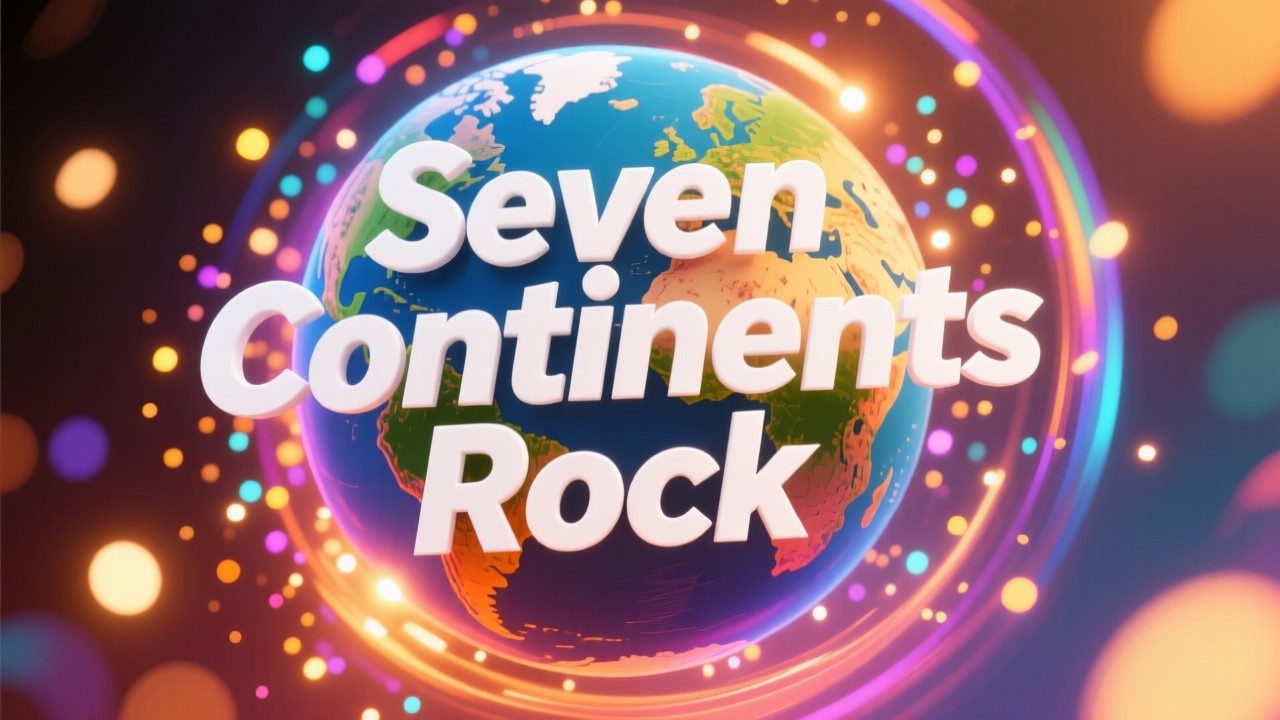 Around The World in Seven Continents | Geography Song