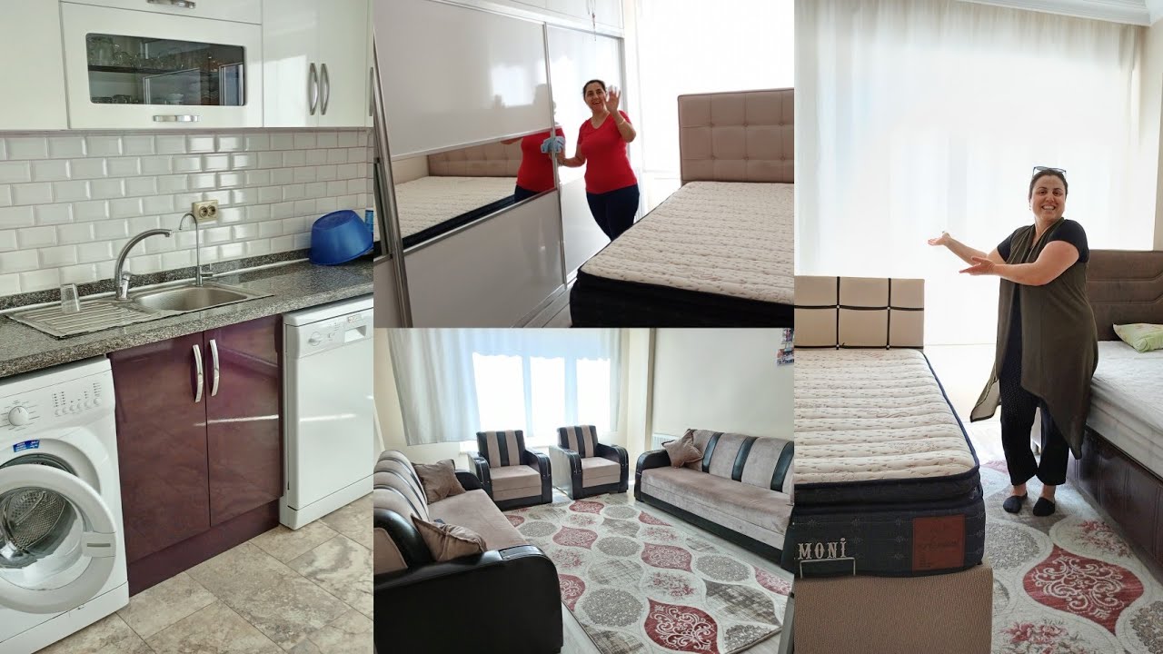 Annemin Eskişehir'deki 10 yıl kadar yaşadığı evi yengemle temizledik EV TURU 🏠