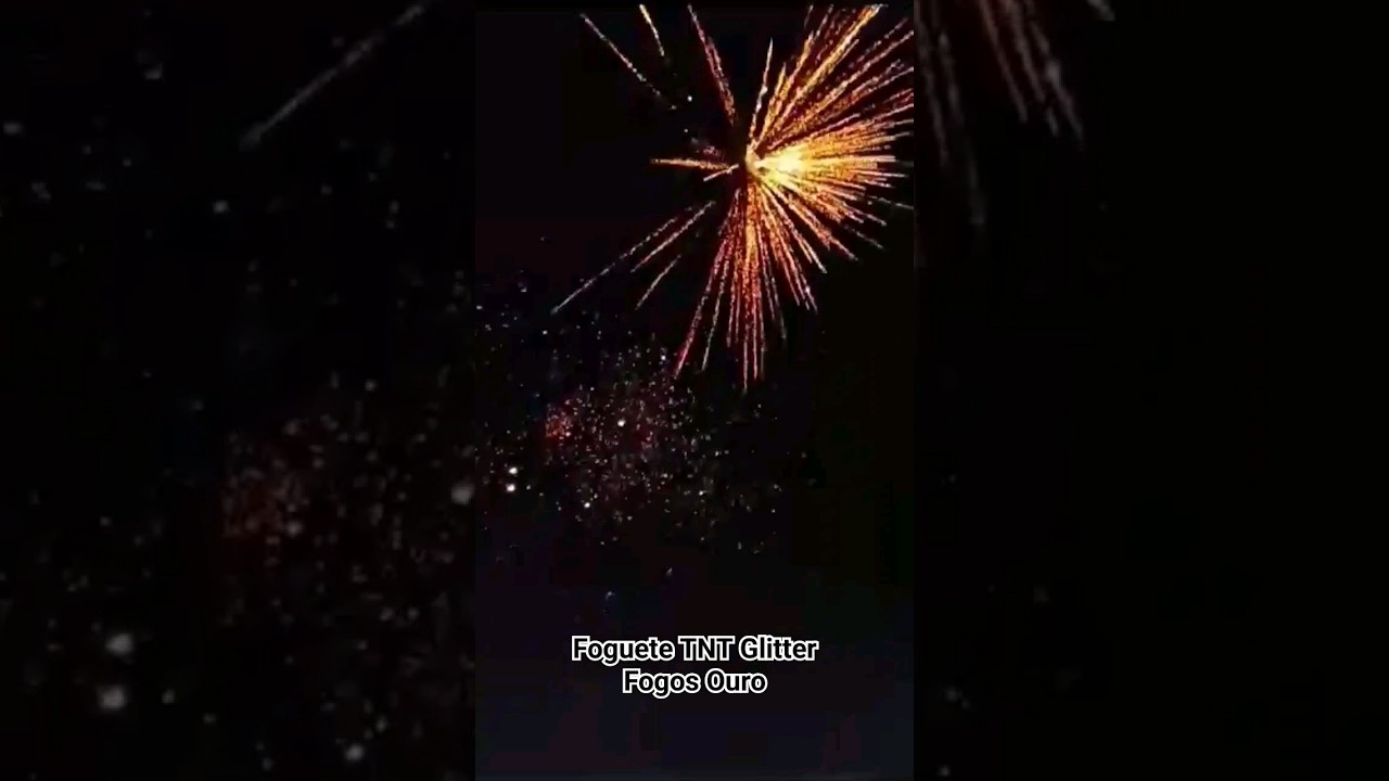 Foguete TNT Glitter Fogos Ouro #fogos #fireworks #fogosdeartificio #pyro #queimadefogos #rojao