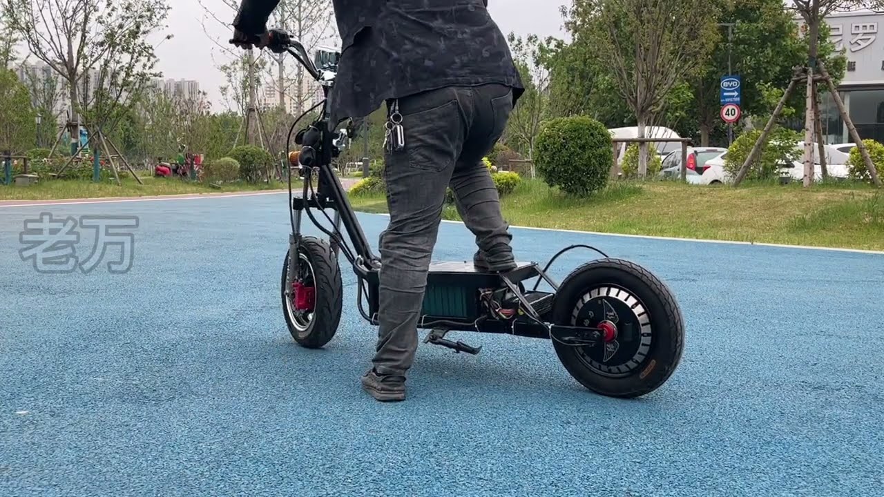 如何在家自制一台电动滑板车2.0  How to make an electric 2.0 scooter at home