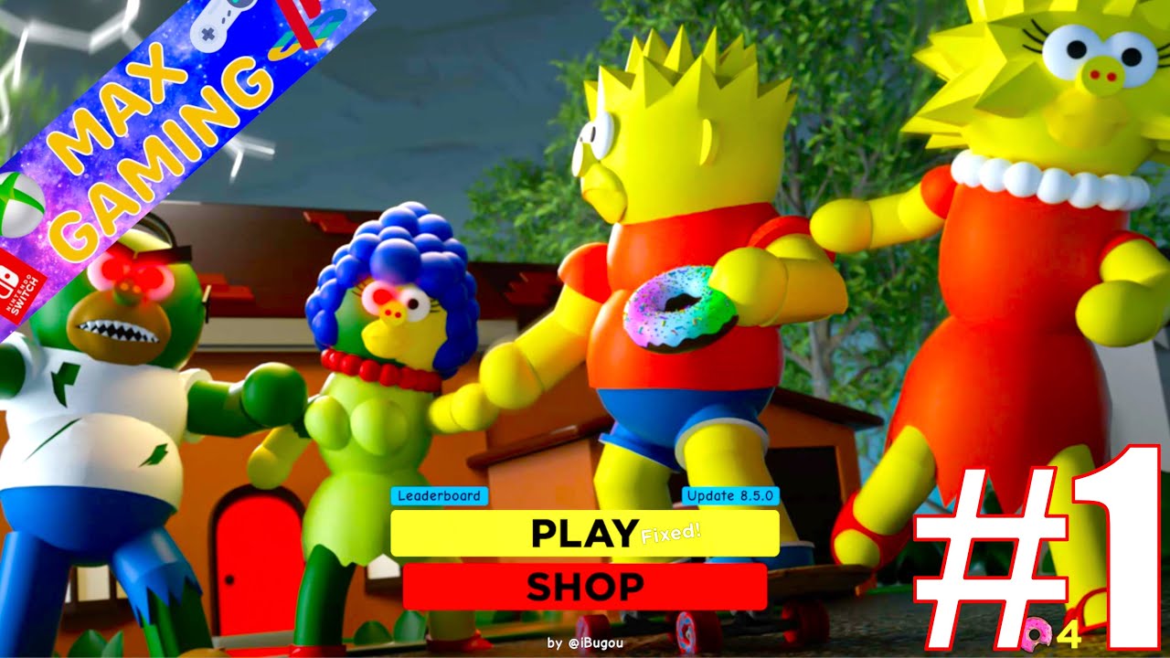 CE NOUVEAU JEU MÉLANGE PIGGY ET LES SIMPSONS ! Piggysons Gameplay #1 - Max Gaming