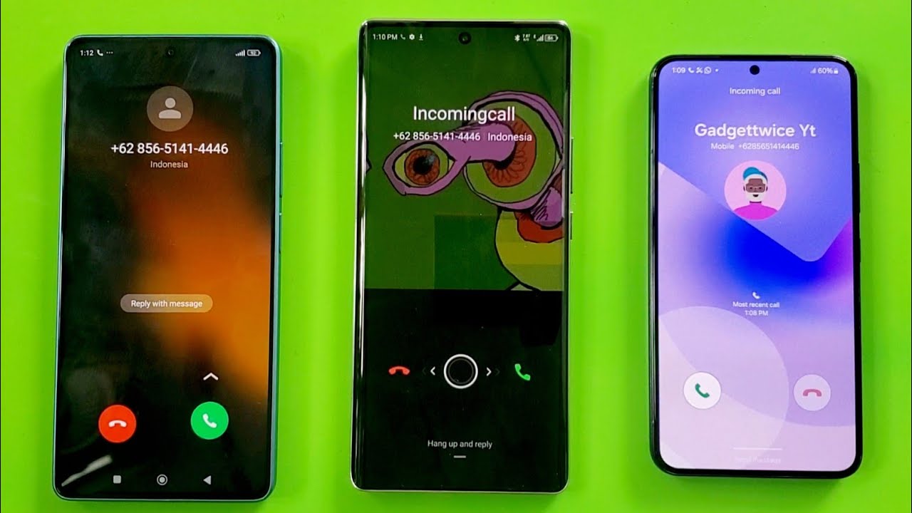 Poco F5 VS Tecno Spark 20 Pro+ VS Samsung Galaxy S22 incomingcalls