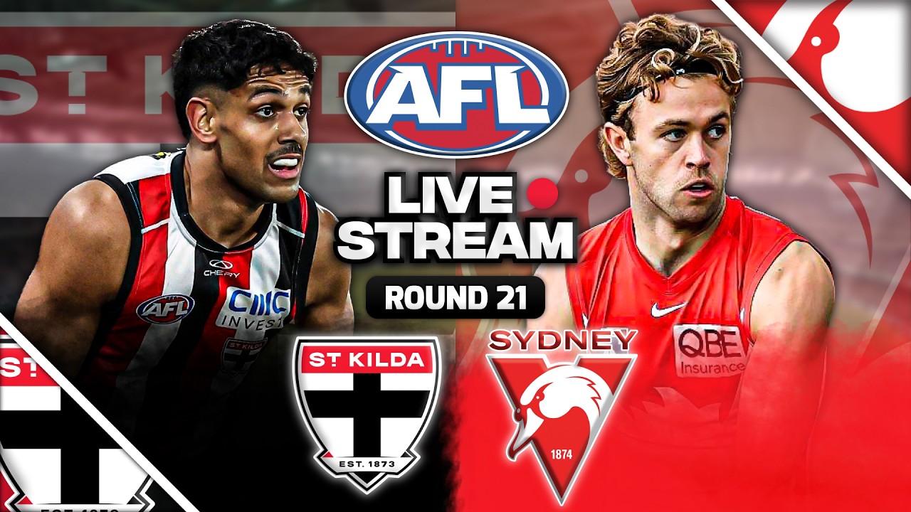 St Kilda vs Sydney Swans | AFL Round 21, 2026 Live Watch Along