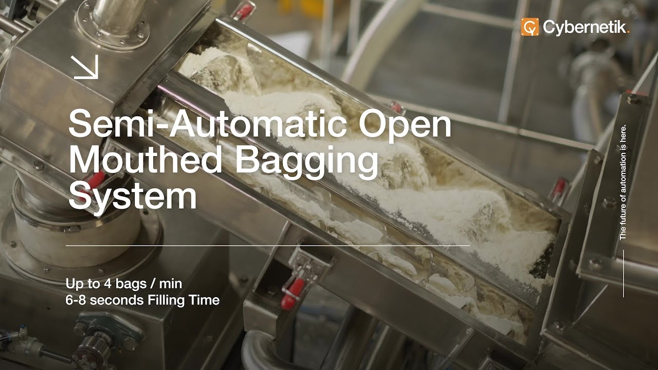 Semi-Automatic Open Mouthed Bagging System | Cybernetik