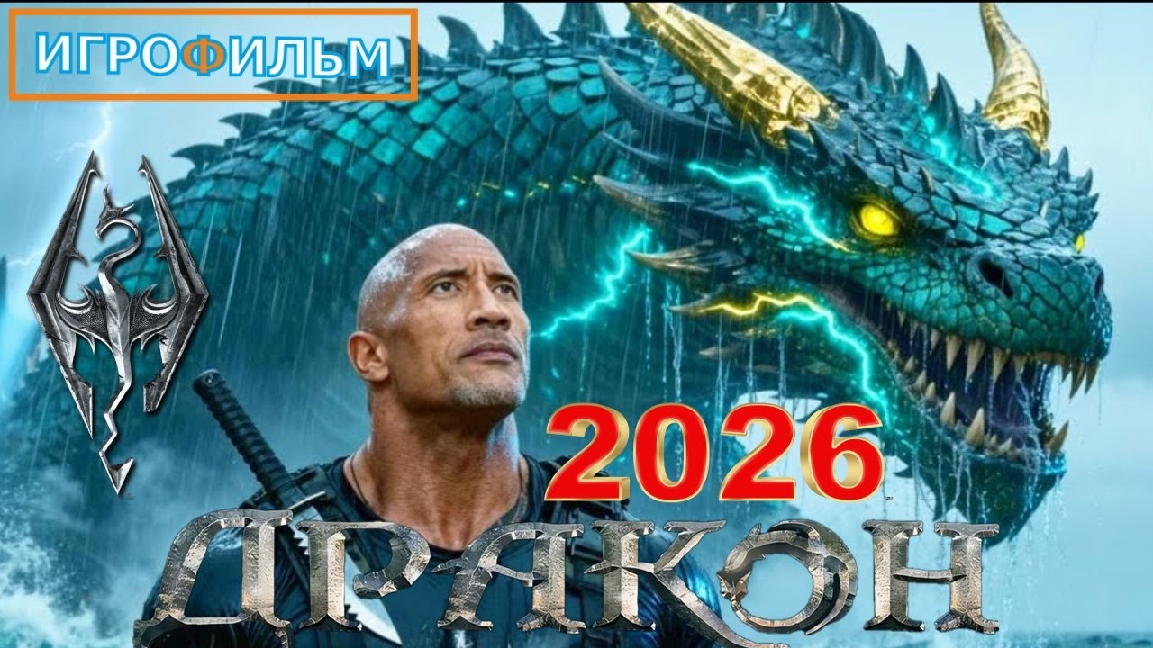 Новая Фантастика Дракон Скайрим 2026 Полностью Игрофильм Все Катсцены и Прохождение в 2026 Часть 5