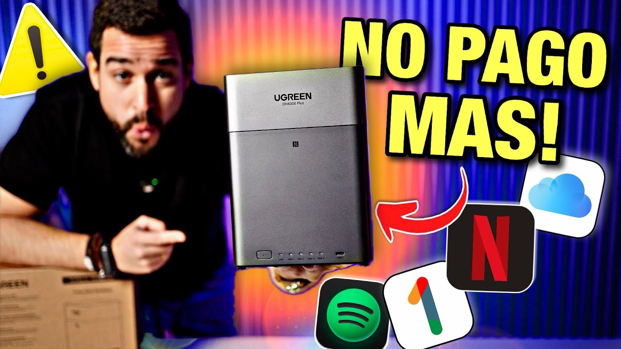 Con este DISPOSITIVO puedo AHORRAR en SUSCRIPCIONES | UGREEN NAS DH4300 Plus